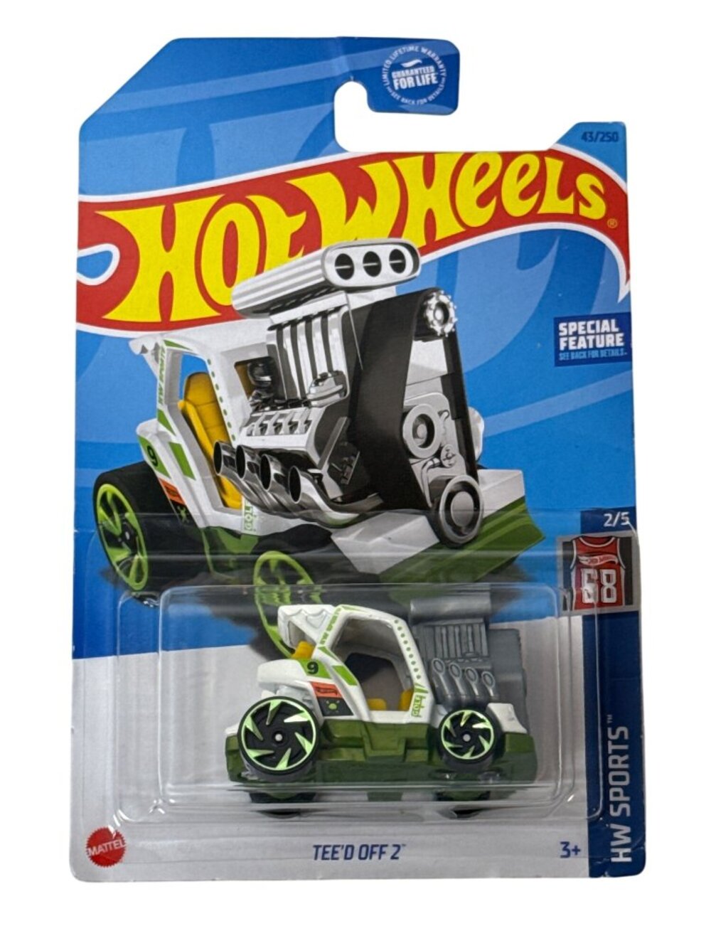 Hot Wheels Teed Off 2 Golf Cart HW Sports Diecast Car 1 64